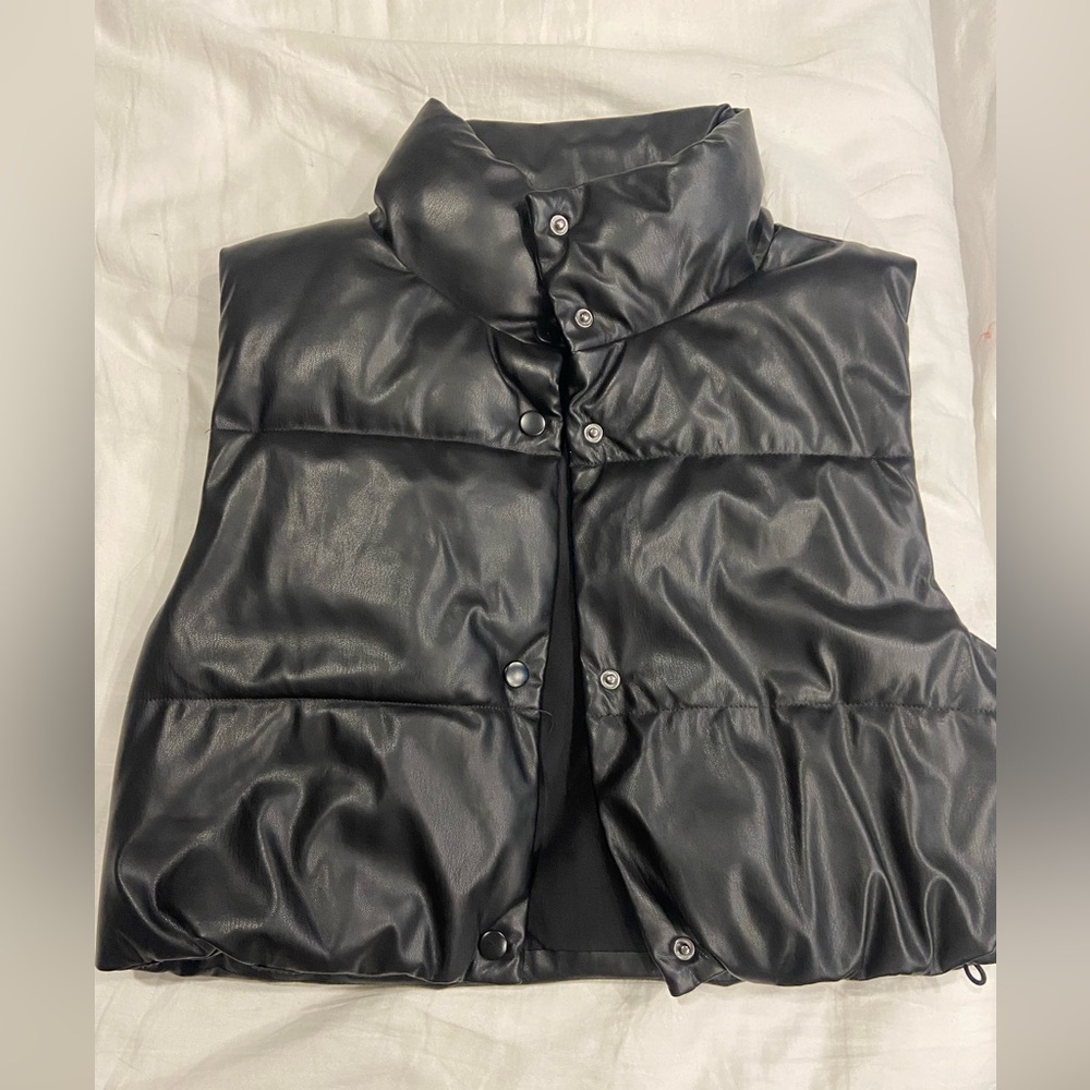 Puffer black vest S